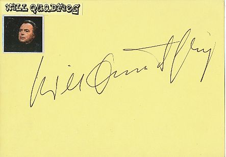 Will Quadflieg † 2003  Film & TV Autogramm Karte original signiert 