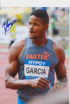Garcia    Leichtathletik Autogramm 13x18 cm Foto original signiert 