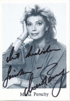 Maria Perschy † 2004  Film &  TV  Autogrammkarte original signiert 