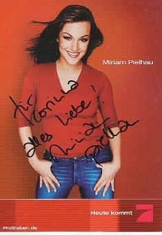 Miriam Pielhau † 2016   Pro7  TV  Autogrammkarte original signiert 