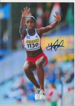 Yorgelis Rodriguez  Kuba   Leichtathletik Autogramm 13x18 cm Foto original signiert 