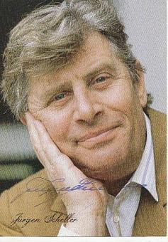 Jürgen Scheller † 1996  Film &  TV  Autogrammkarte original signiert 