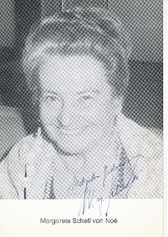 Margarete Schell-von Noé † 1995  Film &  TV  Autogrammkarte original signiert 