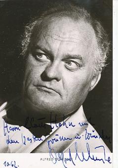Alfred Schieske † 1970  Film &  TV  Autogrammkarte original signiert 