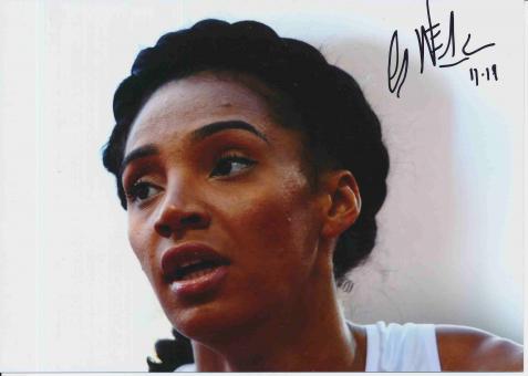 Ashleigh Nelson   Leichtathletik Autogramm 13x18 cm Foto original signiert 