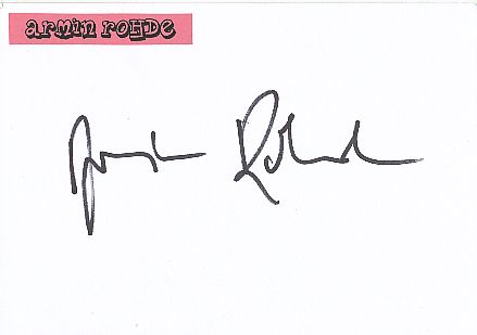 Armin Rohde  Film & TV Autogramm Karte original signiert 