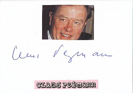 Claus Peymann  Regisseur  Film & TV Autogramm Karte original signiert 