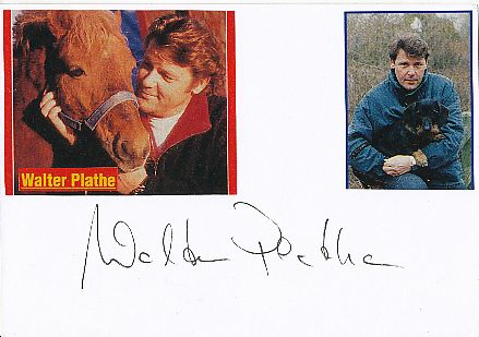 Walter Plathe  Film & TV Autogramm Karte original signiert 