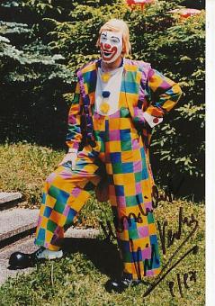 Pit Pedro  Clown Zirkus  Autogramm Foto original signiert 