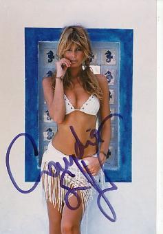 Claudia Schiffer  Model  & TV  Autogramm Foto original signiert 