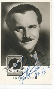 Fred Rauch  † 1997  Musik  Autogrammkarte original signiert 