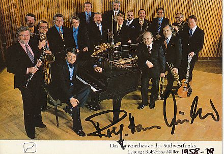 Rolf-Hans Müller † 1990  Musik  Autogrammkarte original signiert 