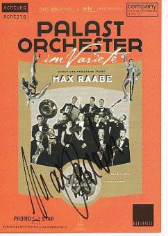 Max Raabe   Musik  Autogrammkarte original signiert 