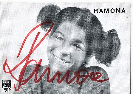 Ramona -  Ramona Wulf   Musik  Autogrammkarte original signiert 