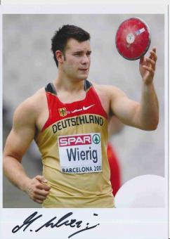 Martin Wierig   Deutschland  Leichtathletik Autogramm 13x18 cm Foto original signiert 