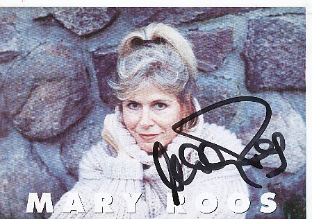 Mary Roos   Musik  Autogrammkarte original signiert 