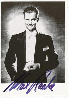 Max Raabe  Musik  Autogrammkarte original signiert 