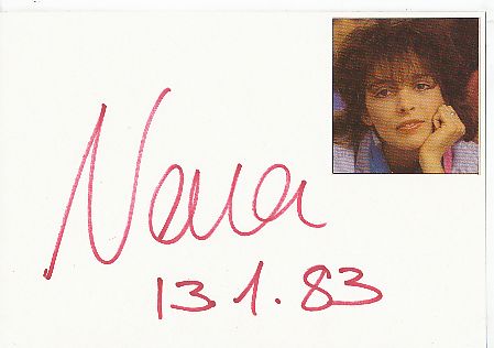 Nena  Musik & TV  Autogramm Karte original signiert 