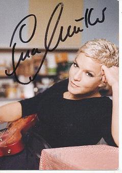 Ina Müller  Musik  &  TV  Autogrammkarte original signiert 
