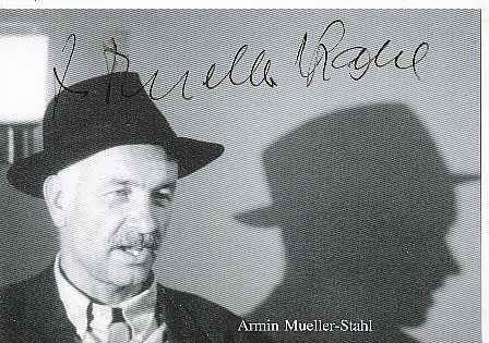 Armin Mueller-Stahl  Film &  TV  Autogrammkarte original signiert 