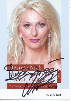 Desiree Nick  Film &  TV  Autogrammkarte original signiert 