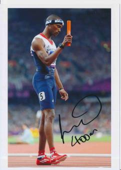 Conrad Williams  Großbritanien  Leichtathletik Autogramm 13x18 cm Foto original signiert 