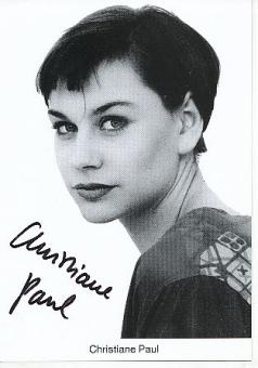 Christiane Paul  Film &  TV  Autogrammkarte original signiert 