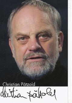 Christian Pätzold  Film &  TV  Autogrammkarte original signiert 