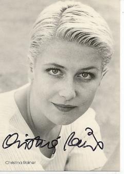 Christina Rainer  Film & TV  Autogrammkarte original signiert 