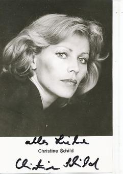 Christine Schild  Film & TV  Autogrammkarte original signiert 