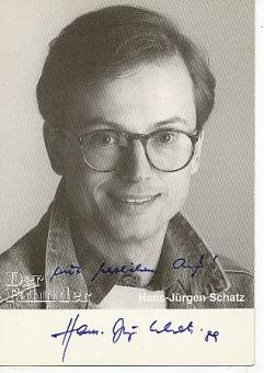 Hans Jürgen Schatz  Film & TV  Autogrammkarte original signiert 
