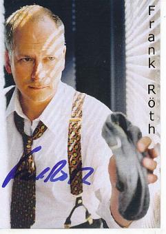 Frank Röth  Film & TV  Autogrammkarte original signiert 