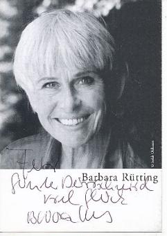 Barbara Rütting † 2020  Film & TV  Autogrammkarte original signiert 