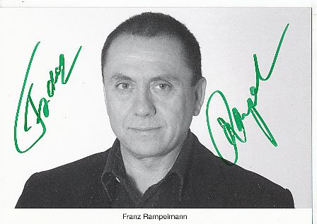 Franz Rampelmann  Lindenstraße  Serien  TV  Autogrammkarte original signiert 