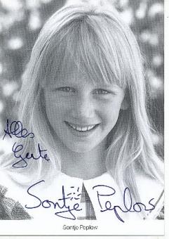 Sontje Peplow  Lindenstraße  Serien  TV  Autogrammkarte original signiert 