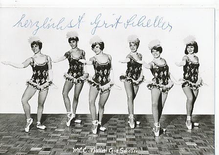 Grit Scheller  Ballett  Film & TV  Autogrammkarte original signiert 