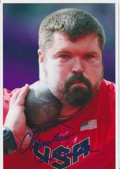 Christian Cantwell  USA   Leichtathletik Autogramm 13x18 cm Foto original signiert 