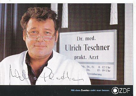 Walter Plathe   Der Landarzt   ZDF Serien  TV  Autogrammkarte original signiert 
