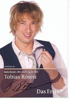 Tobias Rosen  Rote Rosen  ARD Serien  TV  Autogrammkarte original signiert 