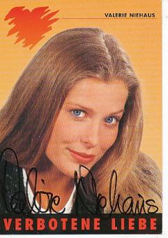 Valerie Niehaus  Verbotene Liebe  ARD Serien  TV  Autogrammkarte original signiert 