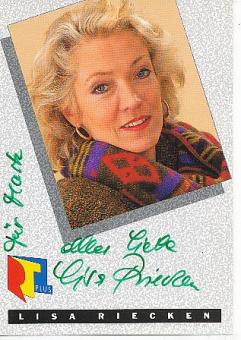 Lisa Riecken   RTL   TV  Sender Autogrammkarte original signiert 