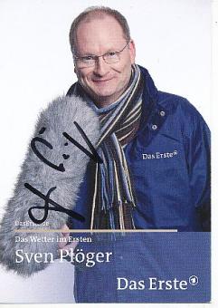 Sven Plöger  Tagesschau Wetter  ARD   TV  Sender Autogrammkarte original signiert 