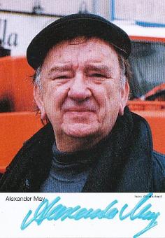 Alexander May † 2008  Film &  TV  Autogrammkarte original signiert 