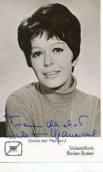 Ursula von Manescul † 1991  Film &  TV  Autogrammkarte original signiert 