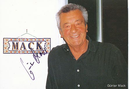 Günter Mack † 2007  Film &  TV  Autogrammkarte original signiert 