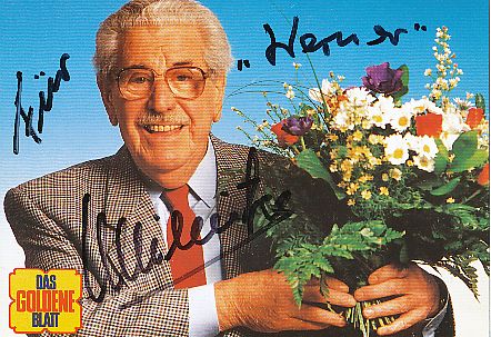Willy Millowitsch † 1999  Film &  TV  Autogrammkarte original signiert 