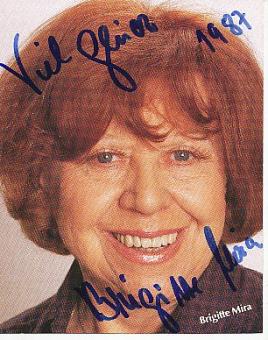 Brigitte Mira † 2005  Film &  TV  Autogrammkarte original signiert 