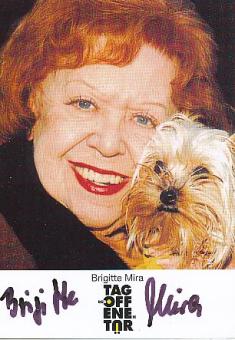 Brigitte Mira † 2005  Film &  TV  Autogrammkarte original signiert 