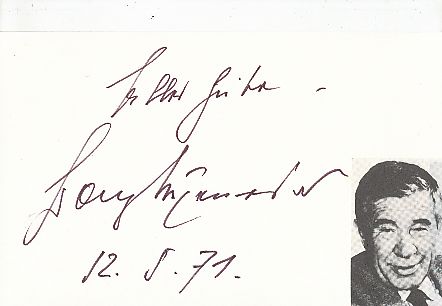 Franz Muxeneder † 1988   Film & TV Autogramm Karte original signiert 