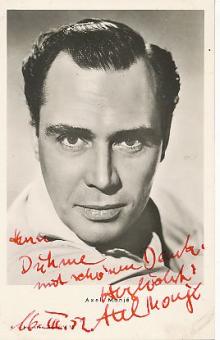Axel Monjé † 1962  Film &  TV  Autogrammkarte original signiert 